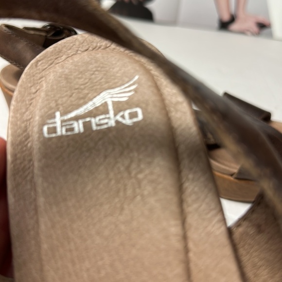 Dansko leather platform sandals - Picture 3 of 6